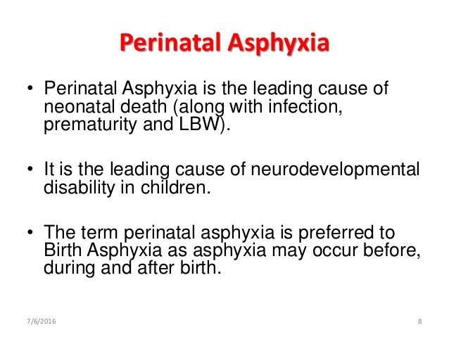Causes of Birth Asphyxia